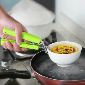 หม้อเครื่องหนีบจานที่วางชามร้อนสำหรับห้องครัวคลิปที่จับกระทะจานจานร้อนคลิปหนีบชาม