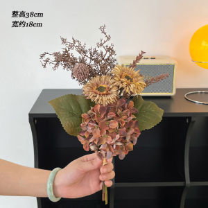 Original RoomTour Forest System Artificial Rose Flower Handheld Table Decorative Flower Fake Flower Display Piece Home Decoration