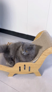 L&Q 🐱 เก้าอี้โยก ✨ โซฟาของเล่นแมว เก้าอี้แมว โซฟาสำหรับสัตว์เลี้ยง Back Scratcher เล็บ เตียงแมว Sisal Cat Simple Sofa