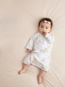 Purcotton | Newborn Sleeping Suit Kimono Onesie