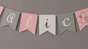 Dây Cờ Đặt Theo Tên Nhiều Mẫu - Name Bunting Multiple Designs CCH49