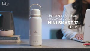 Bình đun hâm nước pha sữa di động FATZ BABY Mini Smart 12 Plus FB3632FD có đun sôi dung tích 500ml có tính năng thanh trùng