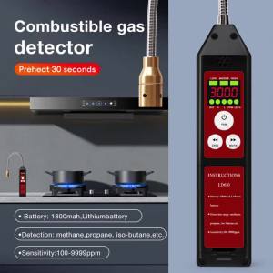 juan juan | 2025 New Portable Combustible Gas Leak Detector 100-9999PPM Natural Gas Leak Detector C3H8 H2 C4H10 Gas Analyzer