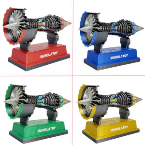 เริ่ม Trent900เครื่องบิน Turbofan โมเดลจำลองเครื่องยนต์ต้องการของเล่นแสง LED ขนาดเล็ก