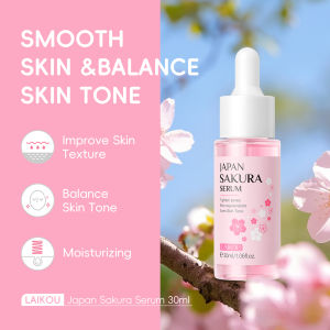 LAIKOU Sakura Serum Shrink Pores Remove Acne Skin Rejuvenation Whitening Essence