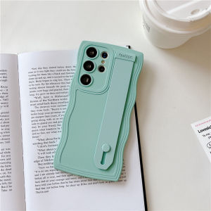 Applicable to Samsung S23ultra Phone Case Female Online Influencer New Arrival Niche Style Samsungs22 Ten Protective Case S20 + Wrist Strap Fancy Minimalist S21fe Stylish S22u Silicone Drop-Resistant Mens Soft Case