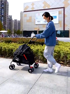 【 PGG】 Detachable CarryingCart 15KG Strong Structure Foldable Outdoor Dog Cat Cart travel Carrier