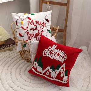 Christmas Decorative Plush Santa Cushion Ornament