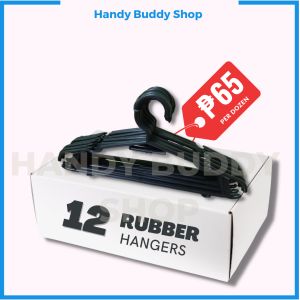 Black Rubber Hanger (Sturdy & Durable)