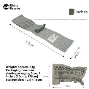 RHINO RESCUE | Tactical Hemostatic Emergency Bandage