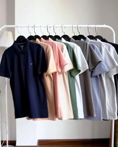 Áo Polo Nam thoáng khí thoải mái vải cotton trơn BASIC Nam Tính Sang Trọng Thanh Lịch ESTP038