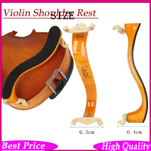 IRIN | IRIN 4/4 Violin Shoulder Rest Vintage Maple Shoulder Rest Relieves Shoulder Pressure Free Adjustment White Feet Violin Accessory