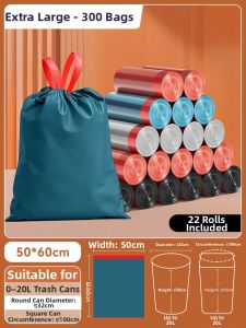 HS | Ultra Thick Easy Carry Large Trash Bags