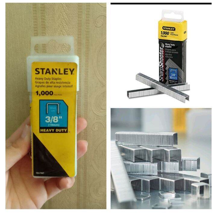 TRA706T Isi Staples Ukuran : 3/8" - 10mm Heavy Duty Stanley | Lazada ...