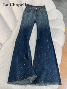 La Chapelle | Retro Flared Jeans Slim Fit Hotfix Design