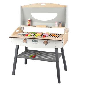 LIWAN | Wooden BBQ Grill Set for Role Play