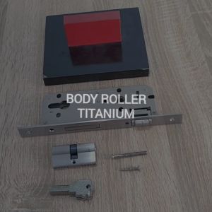 Nobleza Body Kunci Pelor Pintu Rumah Lockcase Mortice Roller Titanium BN-T45