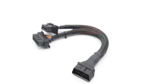 PVC OBD2 1 IN 2 Extension Cable Male to Dual Female 16pin Adapter for Auto Diagnostic Tool ELM327 VAG HUD Splitter Converter