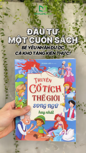 Sách: Truyện Cổ Tích Thế Giới Song Ngữ + 100 Truyện Ngụ Ngôn Song Ngữ + Truyện Song Ngữ Trau Dồi Kĩ Năng Sống Cho Trẻ