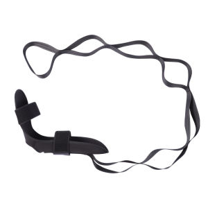 Yoga Ligament Stretching Belt Black Foot Ankle Joint Correction Brace Foot Calf Fascia Stretcher