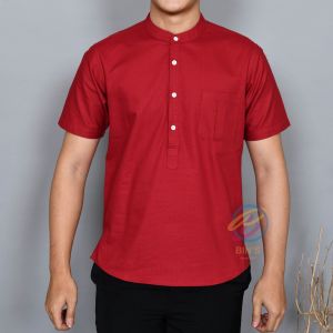 BIN"S FASHION-Baju Koko Dewasa Big Size 2XL-3XL-4XL Bahan Cotton