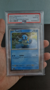PSA 10 Squirtle #048 HOLO Pokemon 151 Poster Collection Promo (ENGLISH) (2023) - Pokemon Card GRADED