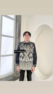 Outfit Lebaran Idul Fitri Baju Couple Tenun Pasangan Suami Istri Terbaru 2025