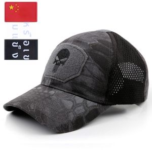 หมวกเบสบอลทหารยุทธวิธีสำหรับผู้ชาย หมวกกันแดดปีนเขาในฤดูใบไม้ผลิและฤดูร้อน หมวกเบสบอลทรงหางเป็ดพิเศษสำหรับกลางแจ้ง