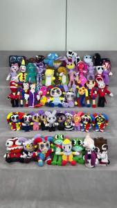Bandai | Hot New The Amazing Digital Plush Toys Amazing Circus Clown Rabbit Plush Dolls Periphery Stuffed Toys Kids Adults Gift