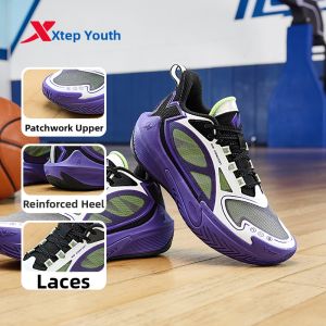 XTEP | Breathable High Top Basketball Shoes for Boys