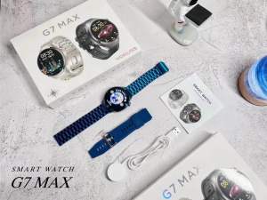 G7MAX gps เรือนกลม สไตล์ สปอร์ต ออกกำลังกาย วัดการ เต้นหัวใจ วัดความดัน วัดออกซิเจน ตัวติดตามแคลอรี Android iOS
