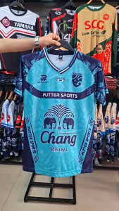 เสื้อลาย Chang sports แขนสั้น  เนื้อผ้ากีฬาไมโครซับลายเกรดAพรีเมี่ยม ผลิตโรงงานไทย