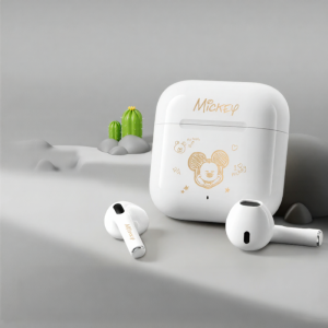 Disney | Disney Bluetooth Wireless Earphones Sport High Sound Quality Women 2024 New Noise Reduction Half in Ear Wireless Earbuds