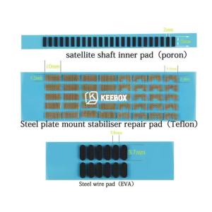 Keebox Plate Mounted Stabilizers Fixing Gap Gasket Film Keyboard Stabilizers Poron DIY Modified Kit Pad Stickers