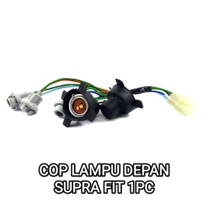 Cop Lampu Depan SUPRA FIT - Pitingan / Fitting / Soket Dop Depan HONDA SUPRAFIT 100cc karbu