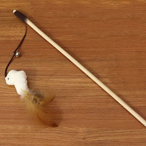 ไม้ตกแมวหัวขนนก เบ็ดตกแมว สำหรับแมว สำหรับสัตว์เลี้ยง ไม้ตกแมว ขายแยกแบบเซท และแค่หัว