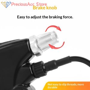 New.Aluminum Alloy Electric Bike Brake Lever Left Right Universal Power Failure Hand Brake Lever for E-Bike Scooter Replacement