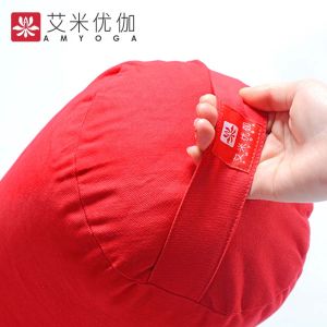 Comfortable High Elasticity round Yoga Pillow Ayurvedic Pregnancy Yoga Auxiliary Equipment Professional Yoga Fitness Fan Supplies