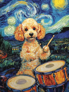 Kayou | Poodle DIY Likes Diamond Painting Pet Dog Art Portrait 5D Diamond Embroidery Cute Puppy Home Decor Hand Mosaic Crafts Gift