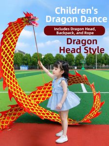 BSKT | Childrens Fitness Square Dance Chinese Dragon Ribbon Performance Prop