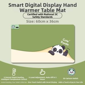 Heated Mouse Pad 2024 New Cute High Aesthetic Office Warm Desk Essential Heat Learning Warm Hands 1827 Home Use Warmth