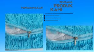 Sarung Bantal Kursi/Sofa Bulu Rasfur Polos UK 40 x 40cm & 30 x 30cm LP