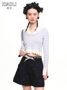 Spring Summer Navy Style Striped Long Sleeve T-Shirt