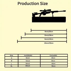 CIFbuy | CIFBUY Sniper Rifle Metal Wall Art Iron Sculpture Mural Plaque For Man Cave Garage Home Decor