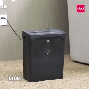 Deli Mesin Penghancur Kertas / Paper Shredder 5 Lembar 2 Menit Non Stop ET014
