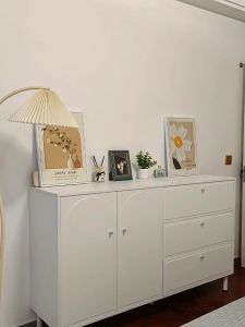 Wooden Multifunctional Kitchen Cabinet Sideboard With Drawer Household Cupboard Locker For Living Room Bedroom