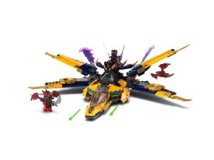 LEGO Ninjago 71833 Ras and Arins Super Storm Jet (510 Pieces) Mainan Building Block Toys