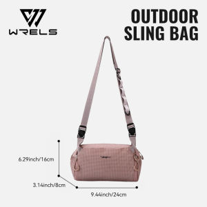 WRELS | Crossbody Messenger Bag CasualCommute Lightweight Large Capacity Shoulder Bag Korean Style Portable Travel Outdoor Cycling Bag