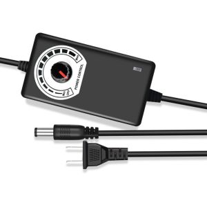 Adaptor Dimmer3V-12V Adjustable Power Adaptor Dimmer AC - DC Adaptor Dimmer DC Switching Power Supply utk Light Temperature CPU Fan