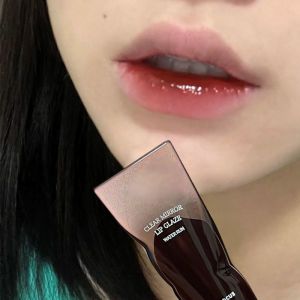 Ultra Moisturizing Lipstick Gloss Black Crystal Mirror Surface Colorful Lipstick Moisturizing Hydrating Shiny Lip Gloss for Girls